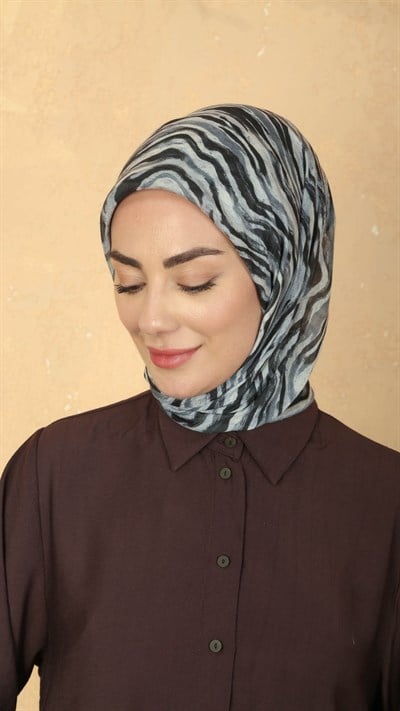 Locella Pamuk Vual Eşarp Gri
