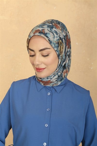 Locella Pamuk Vual Eşarp Bej