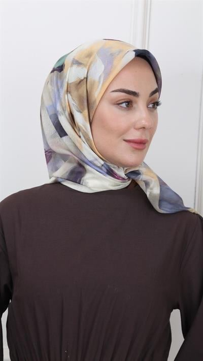 Locella Pamuk Vual Eşarp Sarı-6