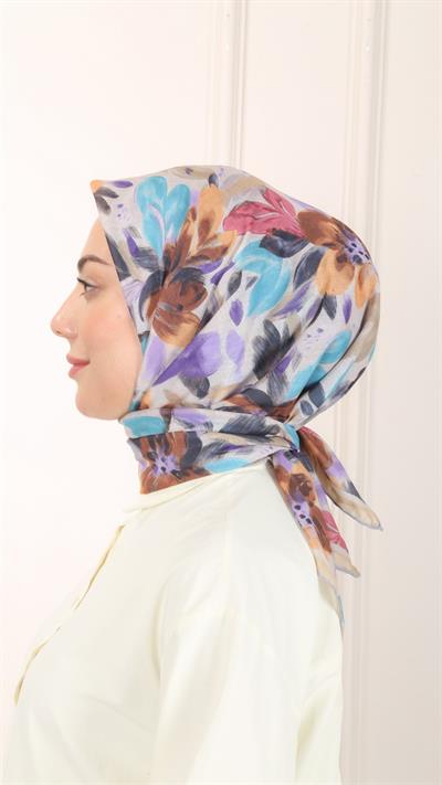 Locella Pamuk Vual Eşarp Sarı-5