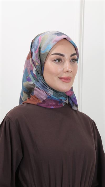Locella Pamuk Vual Eşarp Yeşil-10