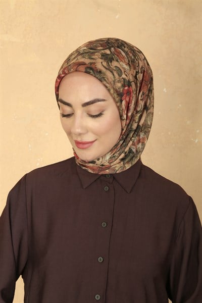 Locella Pamuk Vual Eşarp Taba