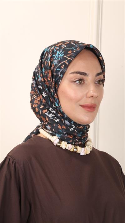 Locella Pamuk Vual Eşarp Siyah-3