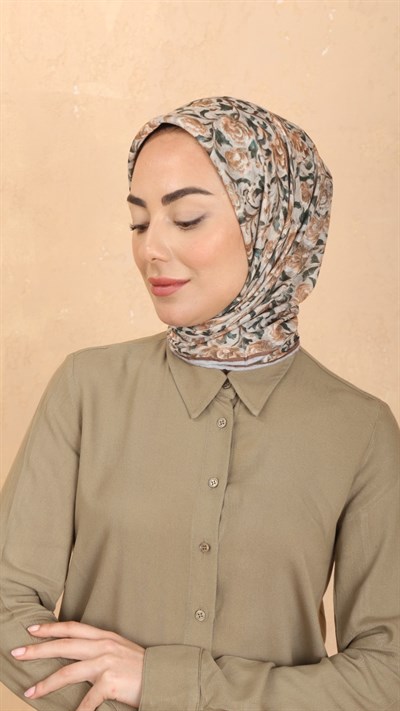 Locella Pamuk Vual Eşarp Camel