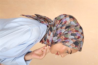 Locella Pamuk Vual Eşarp Siyah