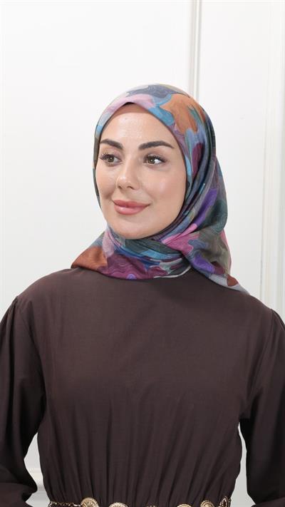 Locella Pamuk Vual Eşarp Yeşil-10