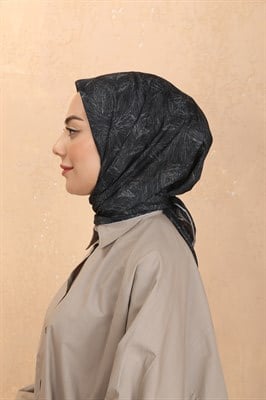 Locella Pamuk Vual Eşarp Siyah