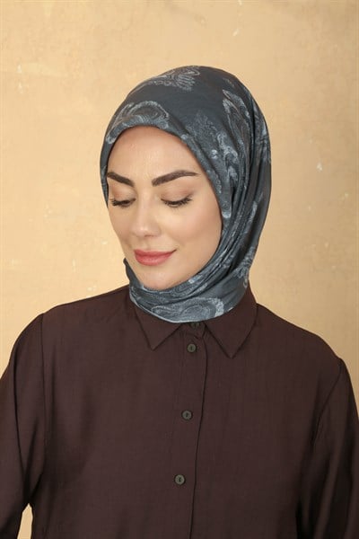 Locella Pamuk Vual Eşarp Gri