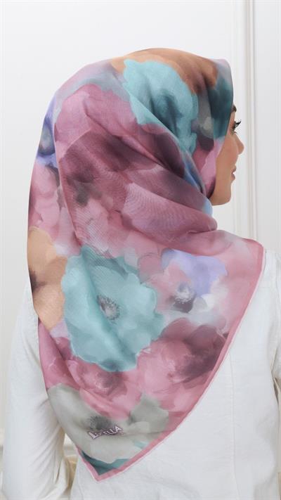Locella Pamuk Vual Eşarp Pembe-2
