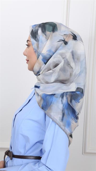 Locella Pamuk Vual Eşarp Vizon-12