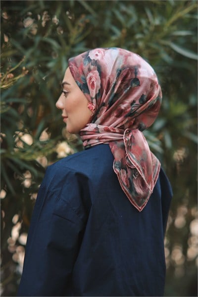 Locella Pamuk Vual Eşarp-Pembe
