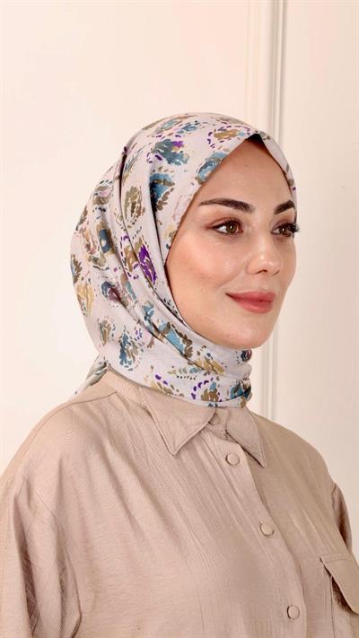 Locella Pamuk Vual Eşarp Yeşil-9