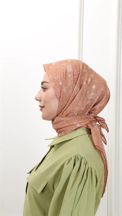 Locella Pamuk Vual Eşarp Camel-20
