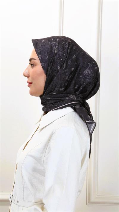 Locella Pamuk Vual Eşarp Acı Kahve-11