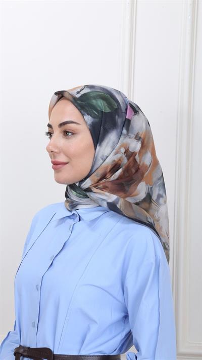 Locella Pamuk Vual Eşarp Siyah-13