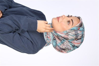 Locella Pamuk Vual Eşarp Su Yeşili