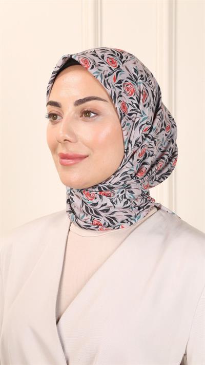 Locella Pamuk Vual Eşarp Kırmızı-6