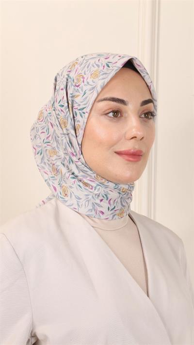 Locella Pamuk Vual Eşarp Tereyağ Sarısı-5