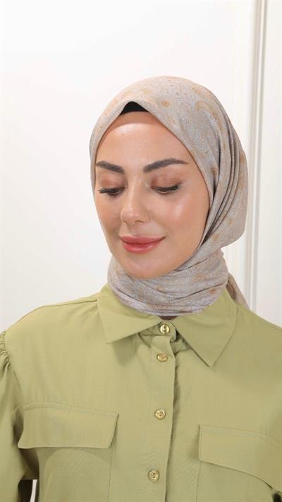 Locella Pamuk Vual Eşarp Hardal Sarısı-22