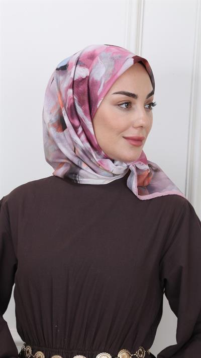 Locella Pamuk Vual Eşarp Pembe-7