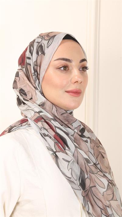 Desenli Pamuk Vual Şal Taş-6