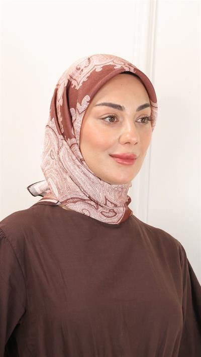 Locella Parla Eşarp Kahve-3
