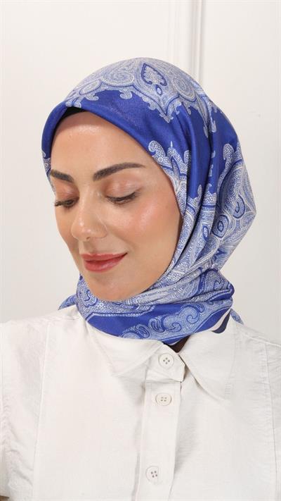 Locella Parla Eşarp Saks Mavi-5