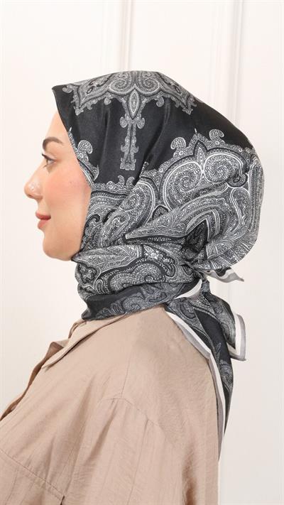 Locella Parla Eşarp Siyah-4