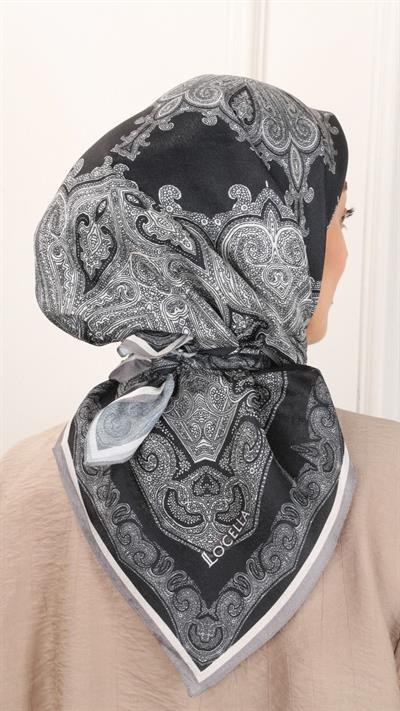 Locella Parla Eşarp Siyah-4