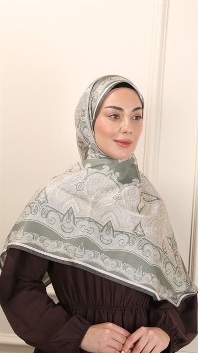 Locella Parla Eşarp Yeşil-10