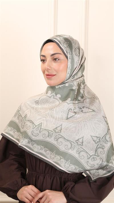 Locella Parla Eşarp Yeşil-10