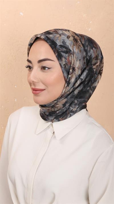 Locella Soft Pamuk Eşarp Siyah