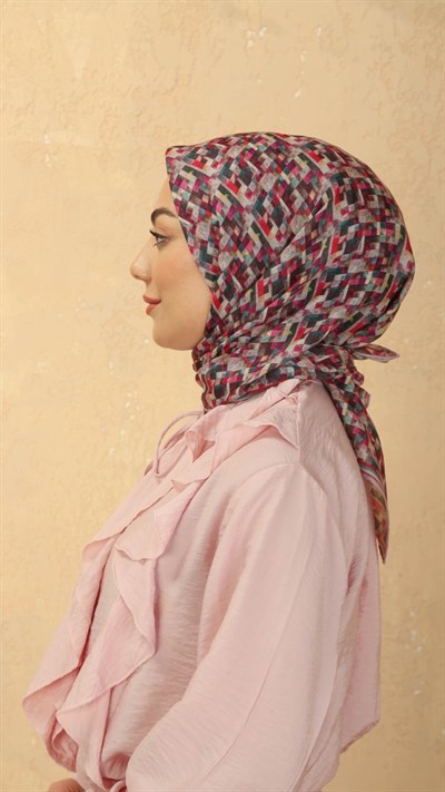 Locella Soft Pamuk Eşarp Pembe
