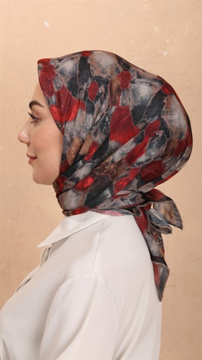 Locella Soft Pamuk Eşarp Kırmızı
