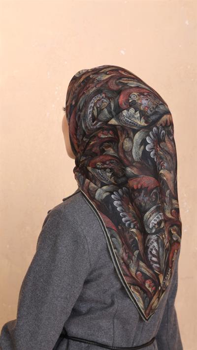 Locella Soft Pamuk Eşarp Yeşil