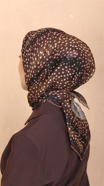 Locella Soft Pamuk Eşarp Ceylan Desen