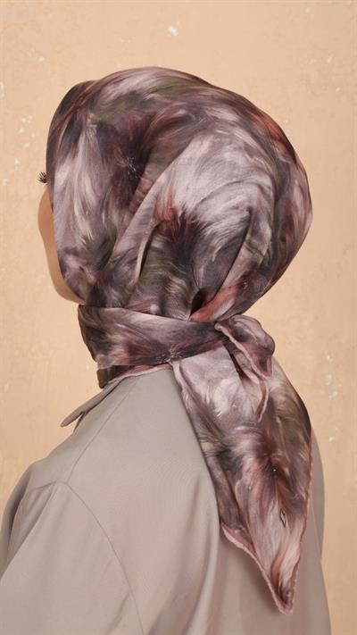 Locella Soft Pamuk Eşarp Pembe-2