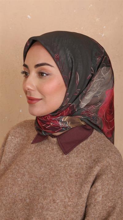 Locella Soft Pamuk Eşarp Yeşil