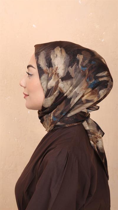 Locella Soft Pamuk Eşarp Acı Kahve