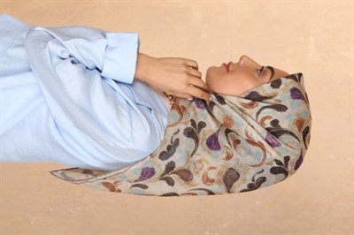 Locella Soft Pamuk Eşarp Krem