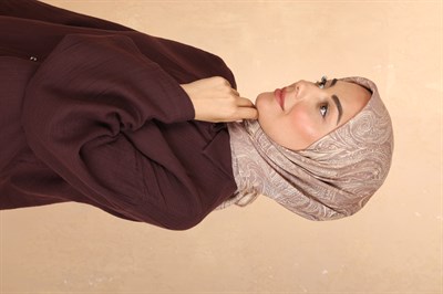 Locella Soft Pamuk Eşarp Vizon