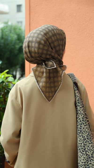 Locella Soft Pamuk Eşarp Yeşil-14