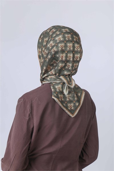 Locella Soft Pamuk Eşarp Yeşil
