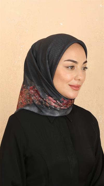 Locella Soft Pamuk Eşarp Antrasit