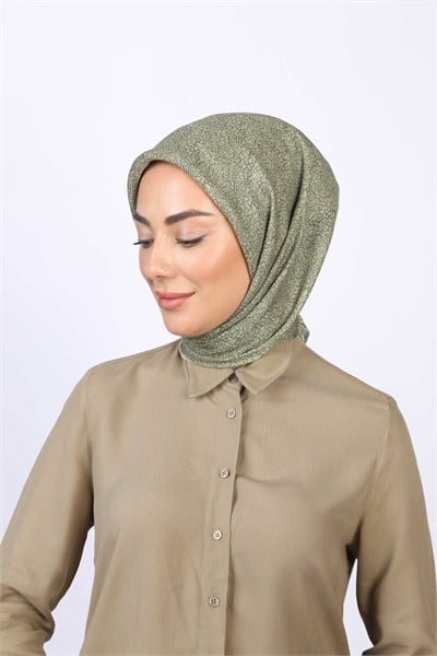 Locella Soft Pamuk Eşarp Yeşil