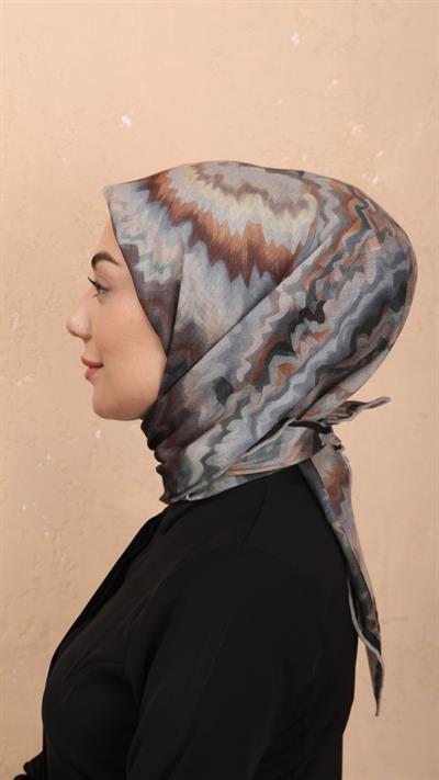 Locella Soft Pamuk Eşarp Siyah