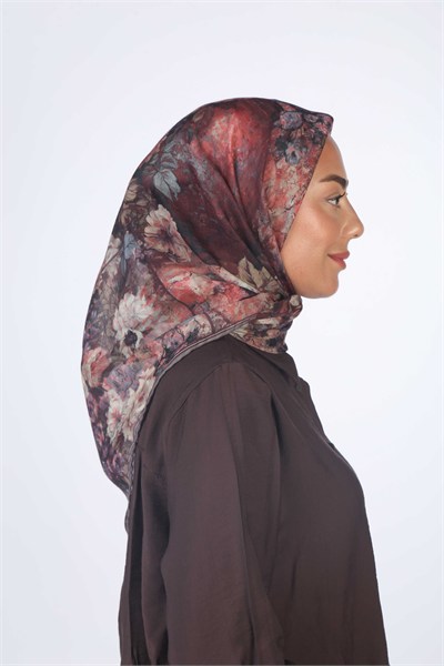 Locella Soft Pamuk Eşarp Vişne