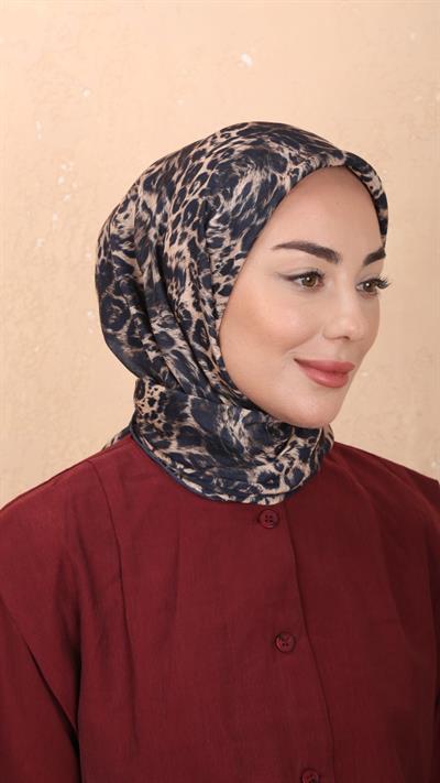 Locella Soft Pamuk Eşarp Lacivert