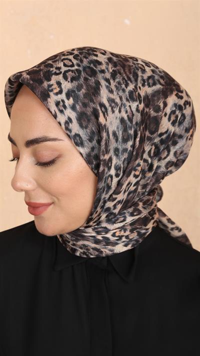 Locella Soft Pamuk Eşarp Siyah-5