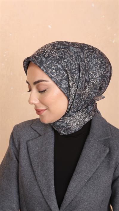 Locella Soft Pamuk Eşarp Gri